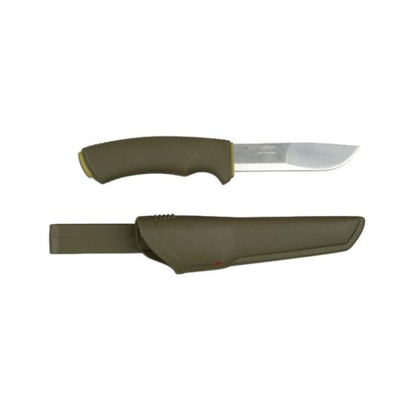 Нож Morakniv Bushcraft Forest (S) (зеленый; нержавеющая сталь)